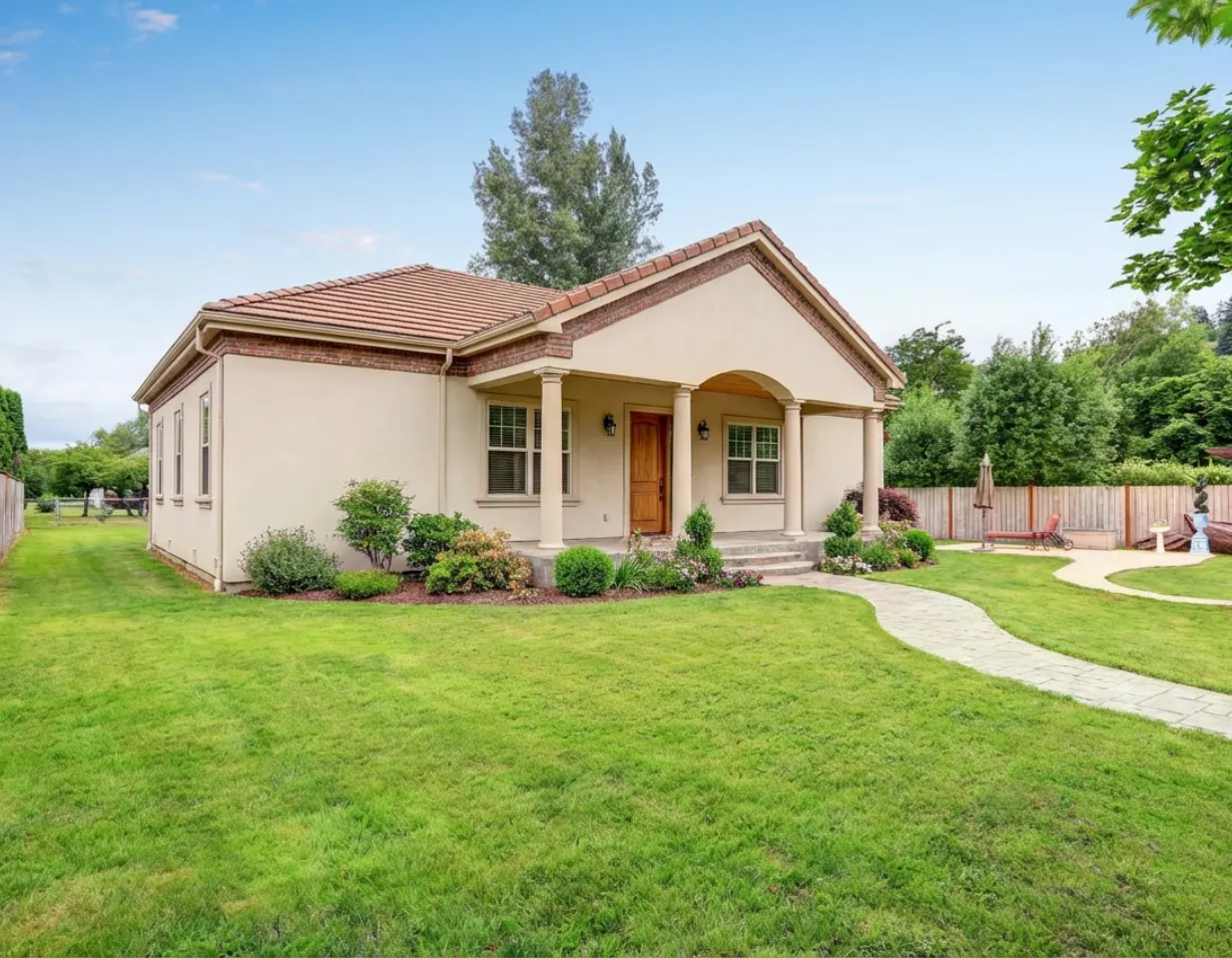 Detached ADU builders Los Angeles completed backyard accessory dwelling unit with private entrance and landscaped yard