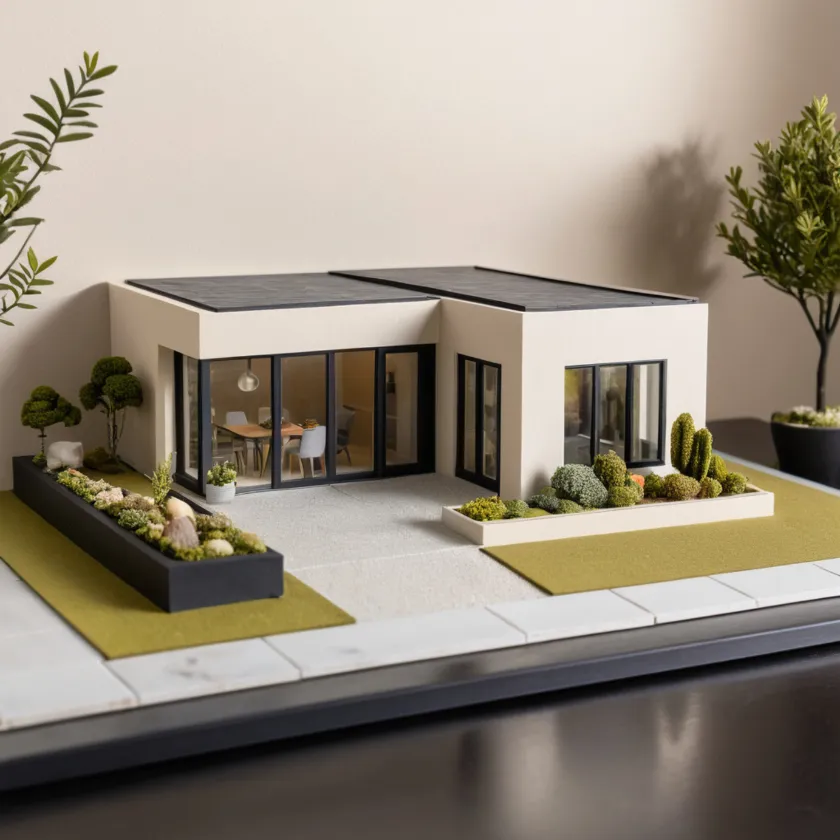 ADU design Los Angeles architectural model layout planning accessory dwelling unit concept